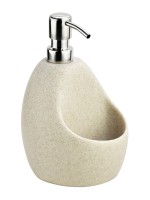 Дозатор для кухонной мойки Wasserkraft K-8099 с емкостью для губки Дозатор для кухонной мойки Wasserkraft K-8099 с емкостью для губки