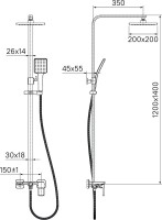 Душевая стойка IDDIS Bild BILSB1Fi06