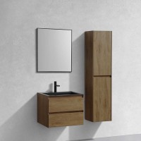 Тумба с раковиной Vincea Luka 60 2 ящика, дуб табак