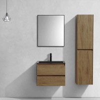 Тумба с раковиной Vincea Luka 60 2 ящика, дуб табак