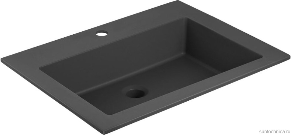 Тумба с раковиной Vincea Luka 60 2 ящика, дуб табак