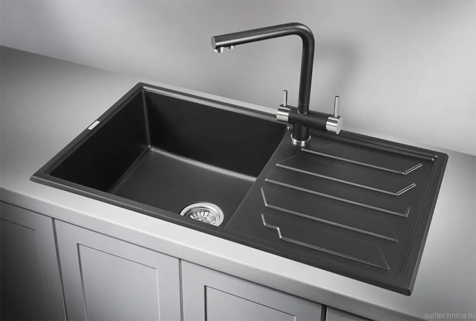 Мойка кухонная Granula 8601, шварц