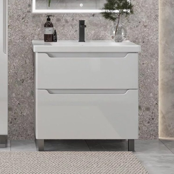 Тумба под раковину SanStar Lanciano 80 напольная, белая