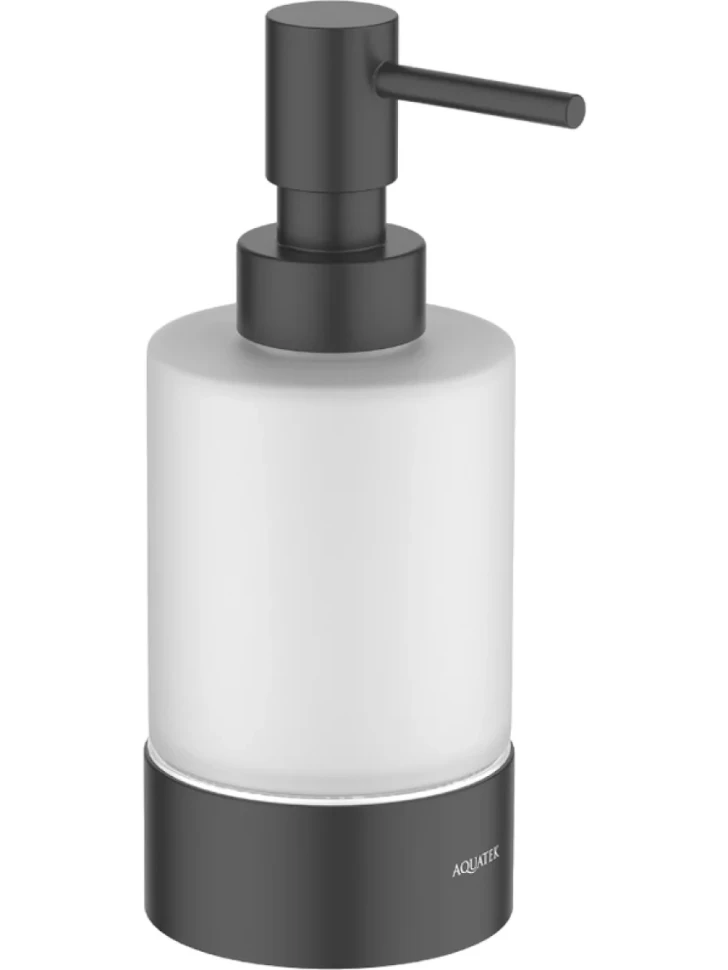 Дозатор AQUATEK Лира AQ4429MB матовый черный