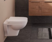 Комплект VitrA S20 9004B003-7207 подвесной унитаз безободковый, с микролифтом + инсталляция + кнопка