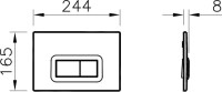 Комплект VitrA S20 9004B003-7207 подвесной унитаз безободковый, с микролифтом + инсталляция + кнопка