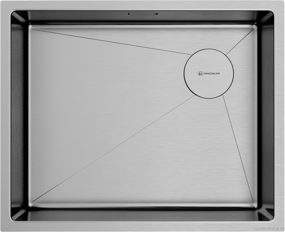 Комплект Мойка Omoikiri Taki 54-U/IF-IN Side SF нержавеющая сталь + Измельчитель Nagare 750