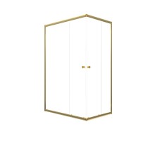 Душевой уголок Triton Вента -Голд 120x80, профиль золото, стекло прозрачное
