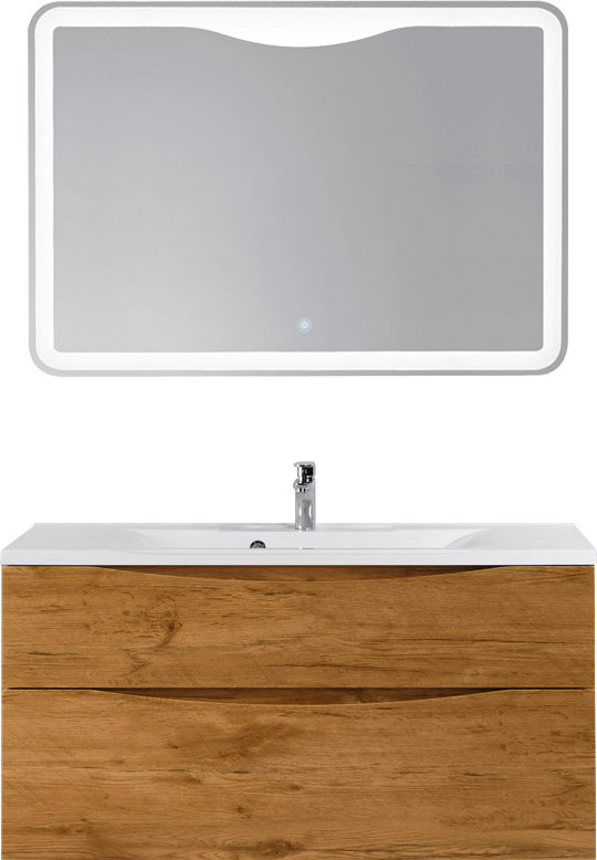 Мебель для ванной комнаты BelBagno Marino H60 rovere nature, 120 см