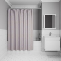Штора для ванной IDDIS Base BG02P18i11 180х200, фиолетовая
