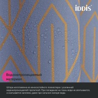 Штора для ванной IDDIS Base BG02P18i11 180х200, фиолетовая