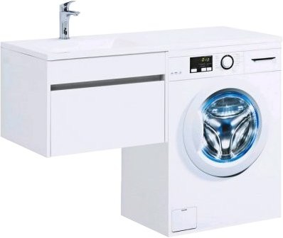 Тумба с раковиной Aquanet Токио 58 1 ящик L