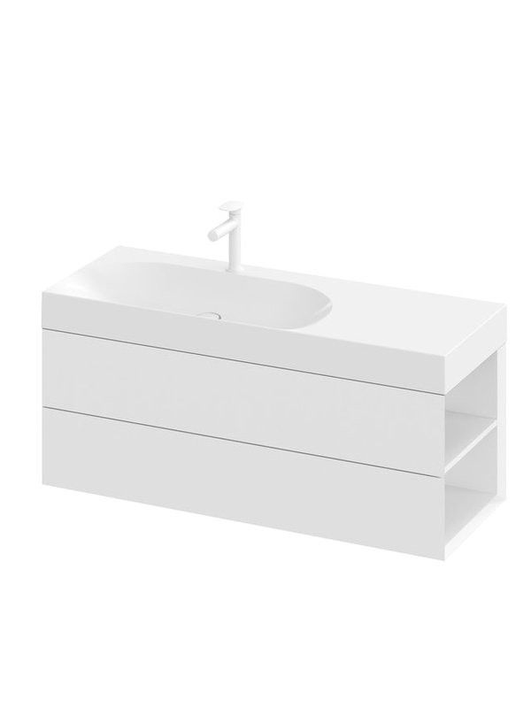 Тумба под раковину без столешницы Ravak Lite SD 120 R глянцевая белая