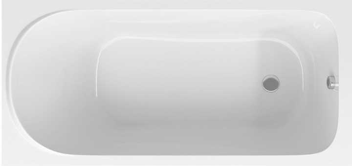 Акриловая ванна AM.PM Sense new W76A-150-070W-A с каркасом 150x70 + шторка на ванну