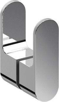 Душевой уголок Ravak Chrome CRV1-80+CRV1-80 Transparent, профиль белый
