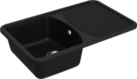 Мойка кухонная Domaci Парма 76-47-420 черная Мойка кухонная Domaci Парма 76-47-420 черная