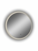 Зеркало круглое CONTINENT Ledh Ajour 65 см, сенсорное, с теплой подсветкой