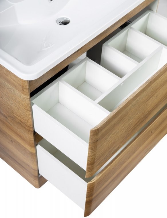 Тумба с раковиной BelBagno Albano 100 напольная, rovere rustico