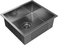 Комплект Мойка Paulmark Aller PM904444-GM вороненая сталь + Измельчитель Bone Crusher BC 810-SL Slim Line