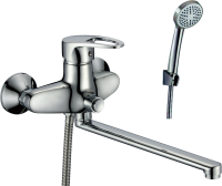 Смеситель с длинным изливом для ванны D-lin 452-5 D146452-5 хром Смеситель с длинным изливом для ванны D-lin 452-5 D146452-5 хром