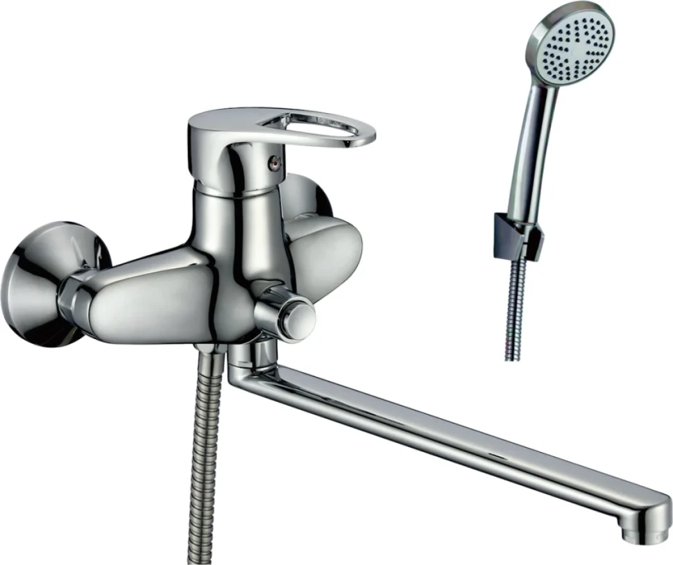 Смеситель с длинным изливом для ванны D-lin 452-5 D146452-5 хром