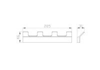 Крючок Wonzon & Woghand WW-8345-BG брашированное золото