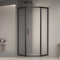 Душевой уголок RGW Passage PA-86B 38088600-14N 1000x1000x1950, профиль черный