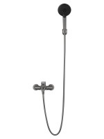 Смеситель для ванны с душем Wonzon & Woghand Alfa WW-AE3204-BGG темный графит Смеситель для ванны с душем Wonzon & Woghand Alfa WW-AE3204-BGG темный графит