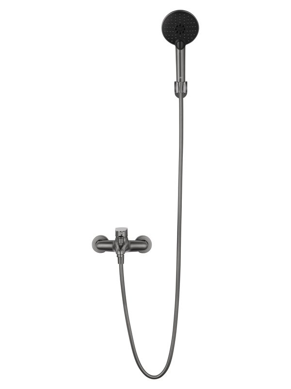 Смеситель для ванны с душем Wonzon & Woghand Alfa WW-AE3204-BGG темный графит