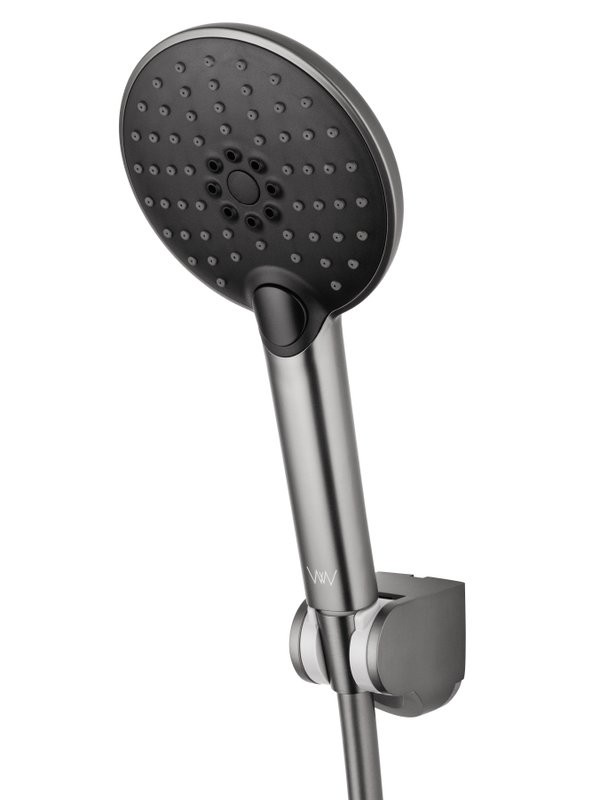 Смеситель для ванны с душем Wonzon & Woghand Alfa WW-AE3204-BGG темный графит