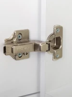 Шкаф-пенал для ванной BelBagno Due 40 подвесной, ручки матовый атласный никель, сатин