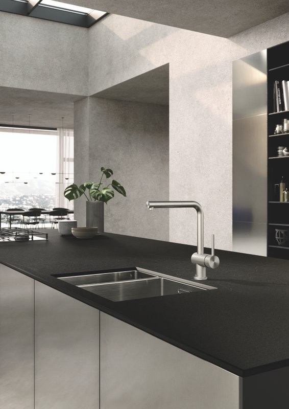 Смеситель для кухни Kludi Steel 45851F877