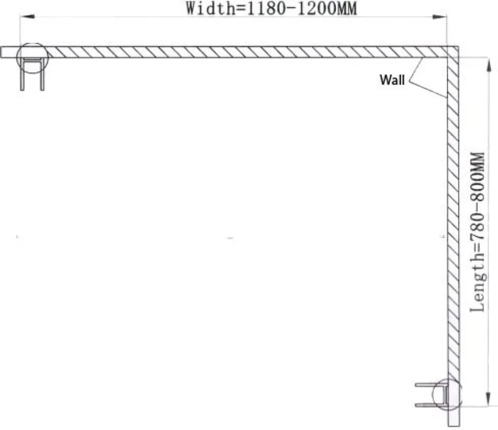 Душевой уголок Ceruttispa Marbella 120-R 120x80, профиль хром