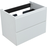 Тумба под раковину без столешницы Aquanet Альтера 70 подвесная, белая матовая