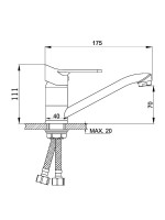 Смеситель для кухни РМС SL137 004F-15