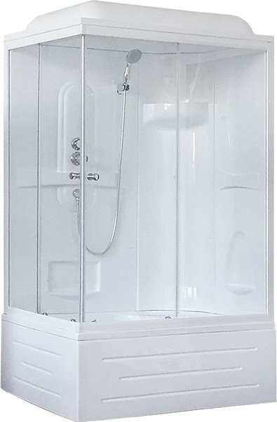 Душевая кабина Royal Bath RB 8120BP1-T R с высоким поддоном, с сиденьем