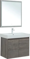 Мебель для ванной комнаты Aquanet Nova Lite 75 дуб рошелье, с дверками