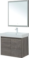 Мебель для ванной комнаты Aquanet Nova Lite 75 дуб рошелье, с дверками