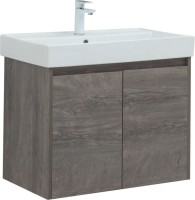Мебель для ванной комнаты Aquanet Nova Lite 75 дуб рошелье, с дверками