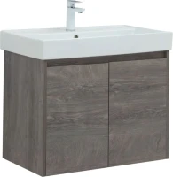 Мебель для ванной комнаты Aquanet Nova Lite 75 дуб рошелье, с дверками