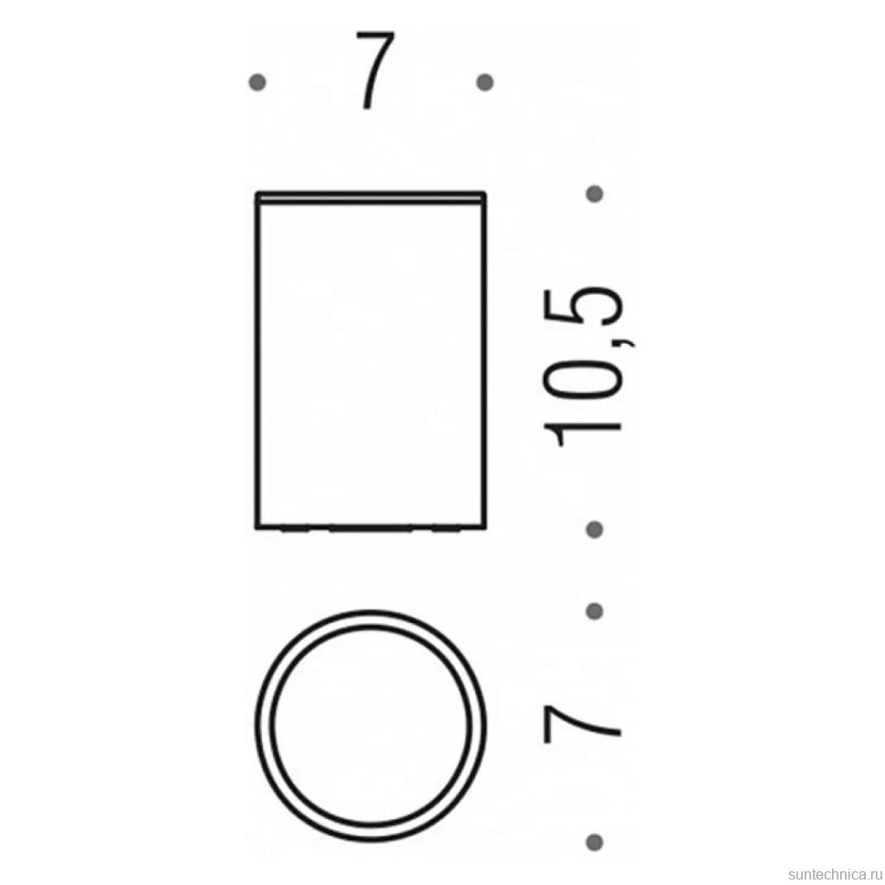 Стакан Colombo Design Plus W4941.GM матовый графит