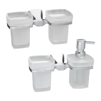 Набор Стакан Wasserkraft Wern K-2528D + Дозатор K-2589 Набор Стакан Wasserkraft Wern K-2528D + Дозатор K-2589