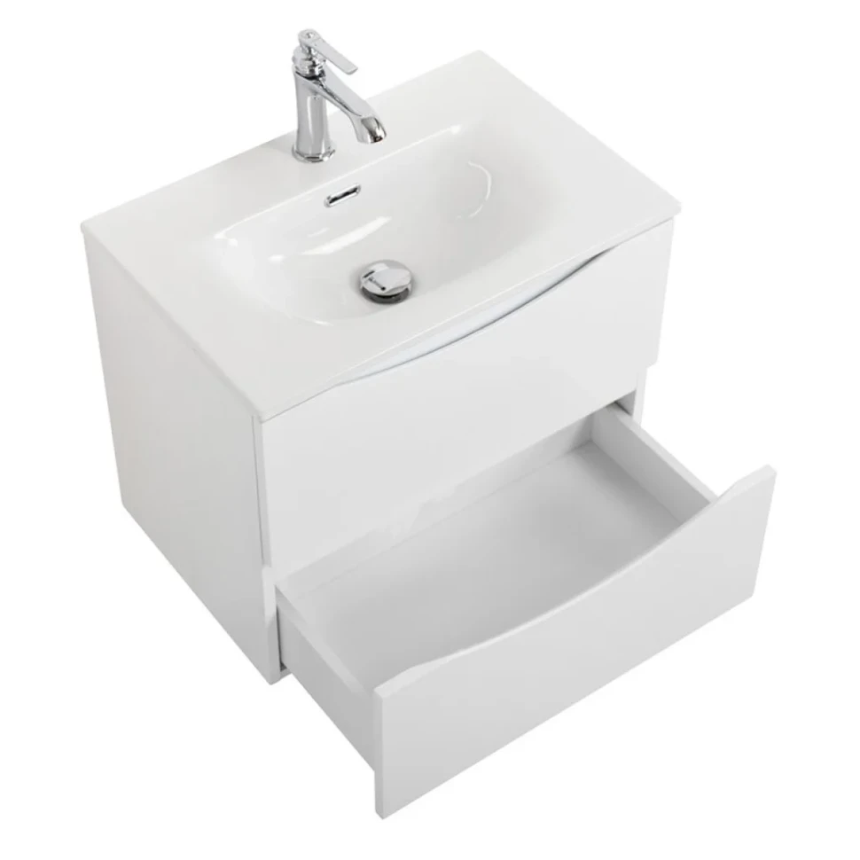 Мебель для ванной комнаты BelBagno Marino-cer-mini 60 подвесная, bianco lucido