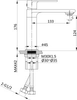 Смеситель для раковины Vincea Vogue VBF-1V1CH хром