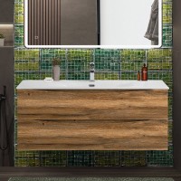 Тумба под раковину BelBagno Marino-cer-n 120 подвесная, rovere rustico