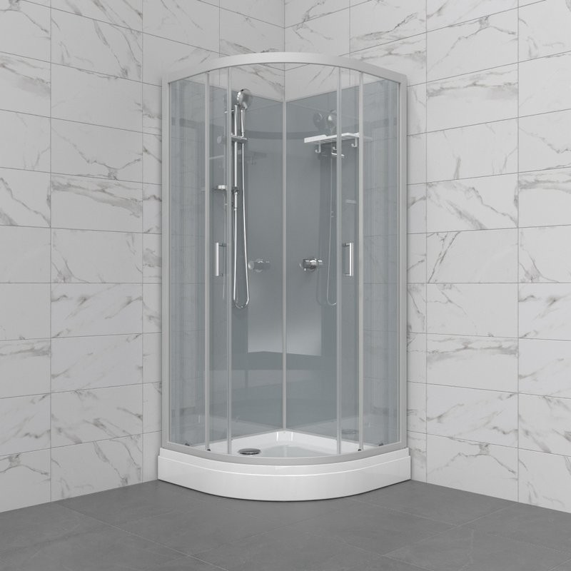 Душевая кабина Triton Прайм Сатин Щ0000077367 90х90 А без крыши