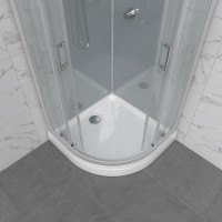 Душевая кабина Triton Прайм Сатин Щ0000077367 90х90 А без крыши