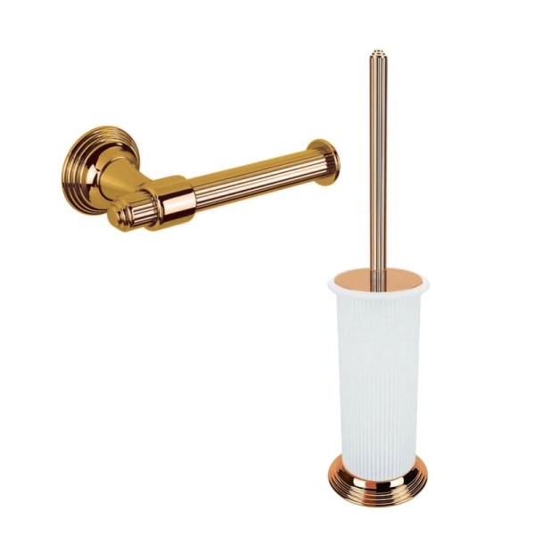Набор Держатель Colombo Design Hermitage В3308.OA бронза + Ершик В3306.OA бронза