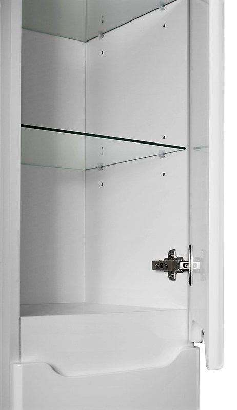 Шкаф-пенал для ванной Dreja QL 35 L/R белый