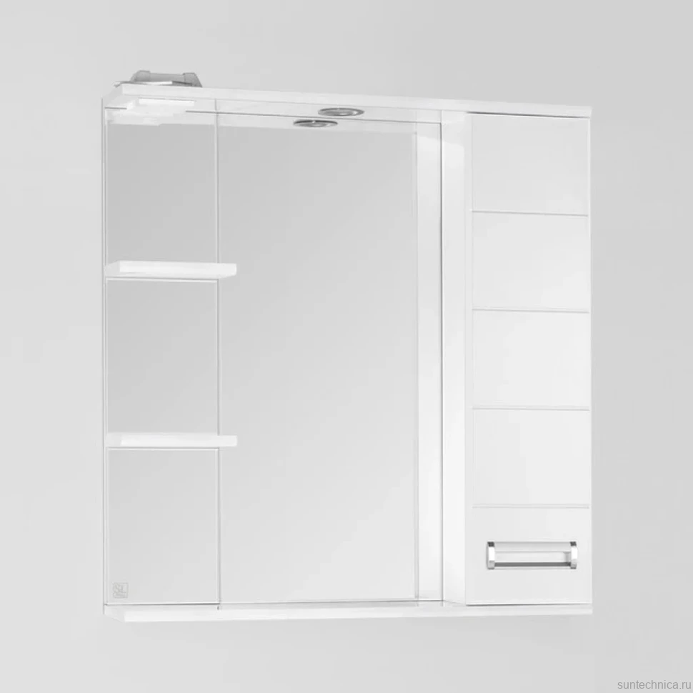 Зеркало Style Line Ирис С 75 белое